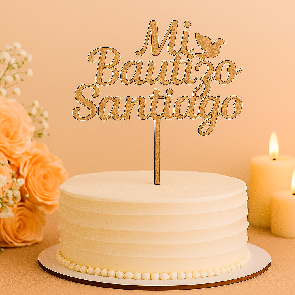 Topper Personalizable y Números | Para Niño o Niña