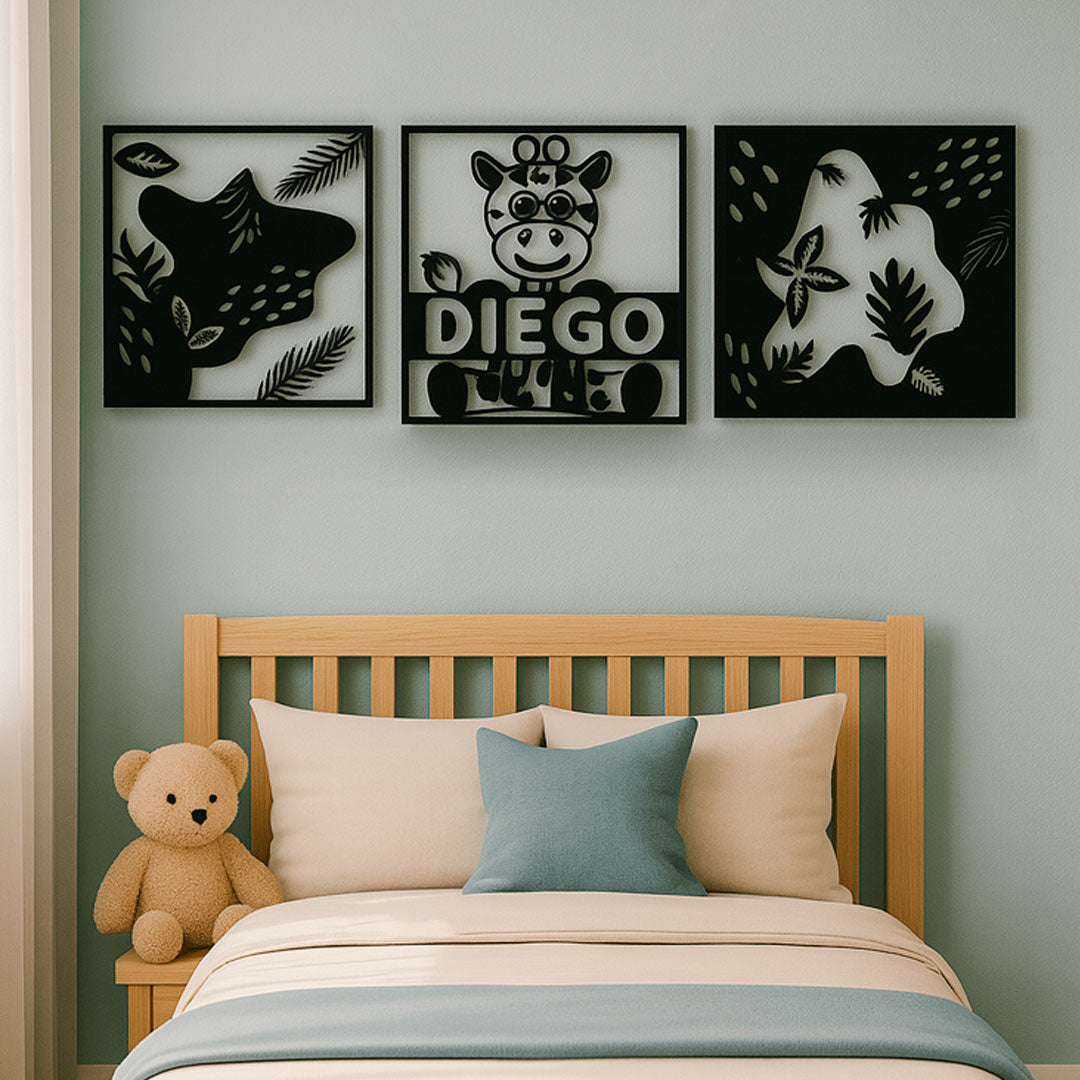 Mini Safari Personalizado | Arte para Niños