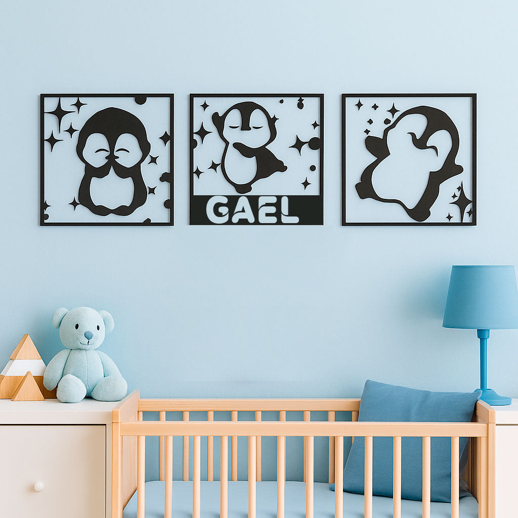 Arte Pingüi para Pared | Decora su mundo