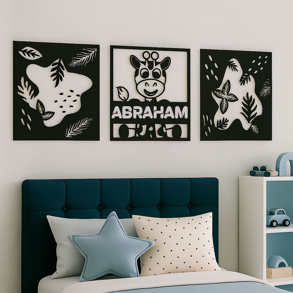 Mini Safari Personalizado | Arte para Niños