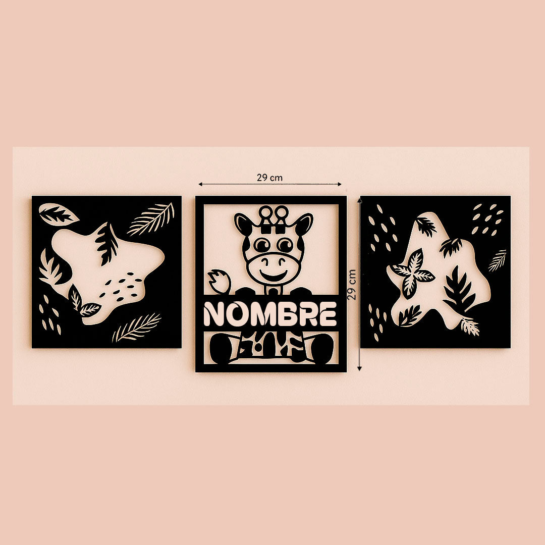 Mini Safari Personalizado | Arte para Niños