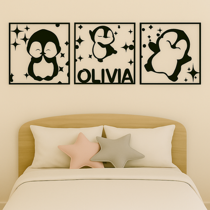 Arte Pingüi para Pared | Decora su mundo