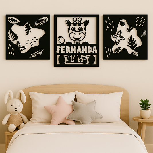 Mini Safari Personalizado | Arte para Niños