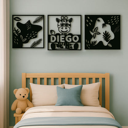 Mini Safari Personalizado | Arte para Niños