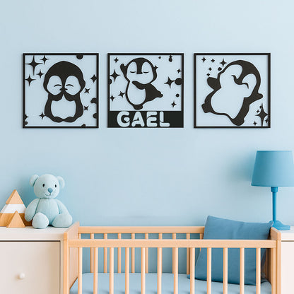 Arte Pingüi para Pared | Decora su mundo