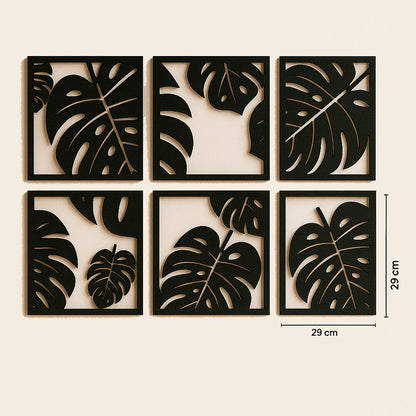 Cuadros de Hojas Monstera | Decoración Botánica Moderna