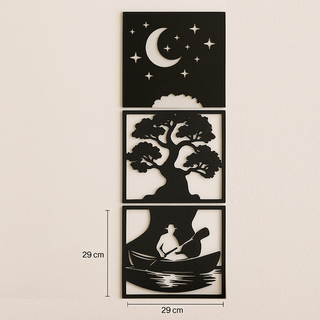 Tríptico Minimalista | Arte que Inspira y Acompaña